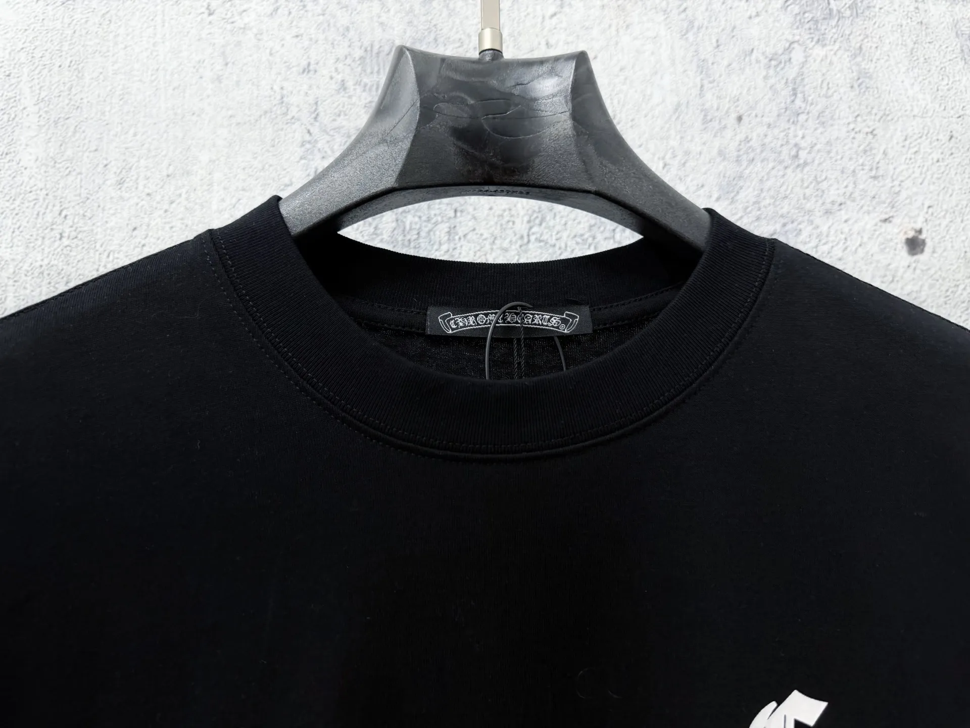 【Chrome Hearts】 25ss T Same Style T Versatile : Black White Size：S-XL